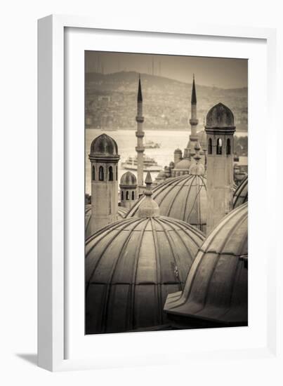 Turkey, Istanbul, Sultanahmet, Domes-Alan Copson-Framed Photographic Print