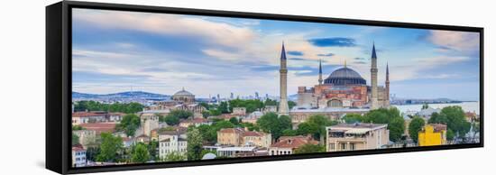 Turkey, Istanbul, Sultanahmet, Hagia Sophia (Or Ayasofya), Greek Orthodox Basilica-Alan Copson-Framed Stretched Canvas