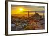 Turkey, Istanbul, Sultanahmet, Sunrise over Hagia Sophia (Or Ayasofya)-Alan Copson-Framed Photographic Print