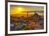 Turkey, Istanbul, Sultanahmet, Sunrise over Hagia Sophia (Or Ayasofya)-Alan Copson-Framed Photographic Print