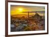 Turkey, Istanbul, Sultanahmet, Sunrise over Hagia Sophia (Or Ayasofya)-Alan Copson-Framed Photographic Print