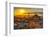 Turkey, Istanbul, Sultanahmet, Sunrise over Hagia Sophia (Or Ayasofya)-Alan Copson-Framed Photographic Print