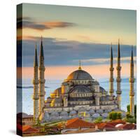 Turkey, Istanbul, Sultanahmet, the Blue Mosque (Sultan Ahmed Mosque or Sultan Ahmet Camii)-Alan Copson-Stretched Canvas