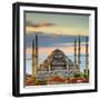 Turkey, Istanbul, Sultanahmet, the Blue Mosque (Sultan Ahmed Mosque or Sultan Ahmet Camii)-Alan Copson-Framed Premium Photographic Print