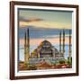 Turkey, Istanbul, Sultanahmet, the Blue Mosque (Sultan Ahmed Mosque or Sultan Ahmet Camii)-Alan Copson-Framed Photographic Print