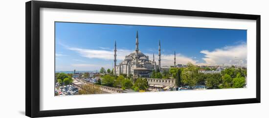 Turkey, Istanbul, Sultanahmet, the Blue Mosque (Sultan Ahmed Mosque or Sultan Ahmet Camii)-Alan Copson-Framed Photographic Print