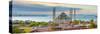 Turkey, Istanbul, Sultanahmet, the Blue Mosque (Sultan Ahmed Mosque or Sultan Ahmet Camii)-Alan Copson-Stretched Canvas