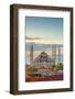 Turkey, Istanbul, Sultanahmet, the Blue Mosque (Sultan Ahmed Mosque or Sultan Ahmet Camii)-Alan Copson-Framed Photographic Print