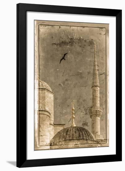 Turkey, Istanbul, Sultanahmet, the Blue Mosque (Sultan Ahmed Mosque or Sultan Ahmet Camii)-Alan Copson-Framed Photographic Print