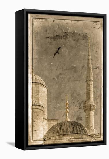 Turkey, Istanbul, Sultanahmet, the Blue Mosque (Sultan Ahmed Mosque or Sultan Ahmet Camii)-Alan Copson-Framed Stretched Canvas