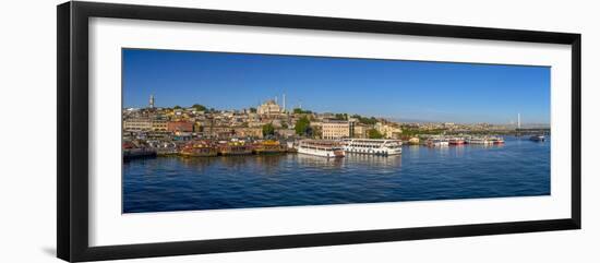 Turkey, Istanbul, Sultanahmet, the Golden Horn, Suleymaniye Mosque-Alan Copson-Framed Photographic Print