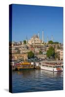 Turkey, Istanbul, Sultanahmet, the Golden Horn, Suleymaniye Mosque-Alan Copson-Stretched Canvas