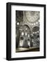 Turkey, Istanbul, Topkapi, Man Sitting in Kara Ahmet Pasa Mosque-Ali Kabas-Framed Photographic Print