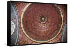 Turkey, Istanbul, Topkapi Palace, Interior, Decorated Dome with Arabic Writing-Samuel Magal-Framed Stretched Canvas