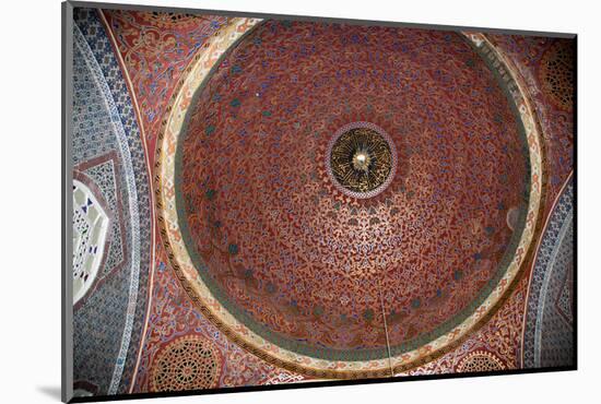 Turkey, Istanbul, Topkapi Palace, Interior, Decorated Dome with Arabic Writing-Samuel Magal-Mounted Photographic Print