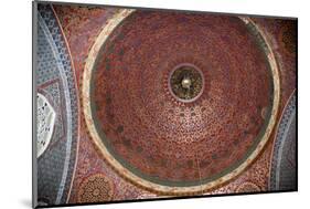 Turkey, Istanbul, Topkapi Palace, Interior, Decorated Dome with Arabic Writing-Samuel Magal-Mounted Photographic Print