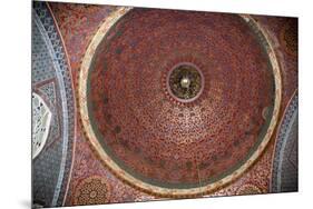 Turkey, Istanbul, Topkapi Palace, Interior, Decorated Dome with Arabic Writing-Samuel Magal-Mounted Photographic Print