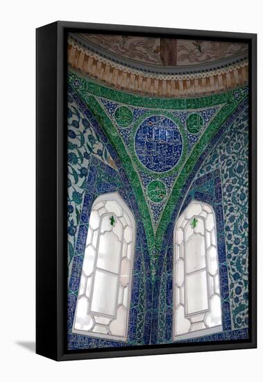 Turkey, Istanbul, Topkapi Palace, Interior, Decorated Pendentive-Samuel Magal-Framed Stretched Canvas