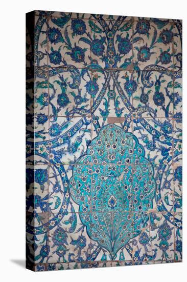 Turkey, Istanbul, Topkapi Palace, Tiles-Samuel Magal-Stretched Canvas