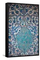 Turkey, Istanbul, Topkapi Palace, Tiles-Samuel Magal-Framed Stretched Canvas