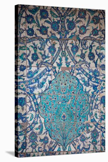 Turkey, Istanbul, Topkapi Palace, Tiles-Samuel Magal-Stretched Canvas