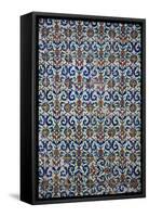 Turkey, Istanbul, Topkapi Palace, Tiles-Samuel Magal-Framed Stretched Canvas