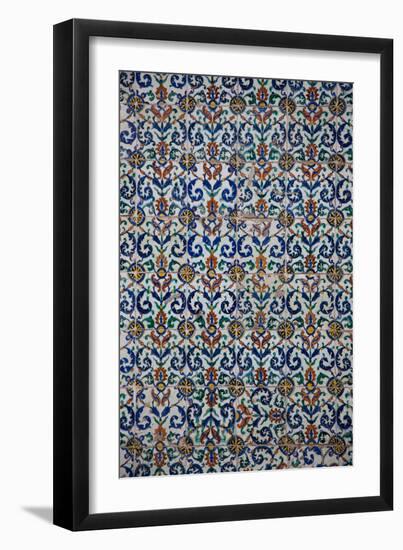 Turkey, Istanbul, Topkapi Palace, Tiles-Samuel Magal-Framed Photographic Print