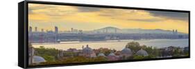 Turkey, Istanbul, Uskudar Area across Bosphorus-Alan Copson-Framed Stretched Canvas