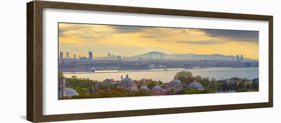 Turkey, Istanbul, Uskudar Area across Bosphorus-Alan Copson-Framed Photographic Print