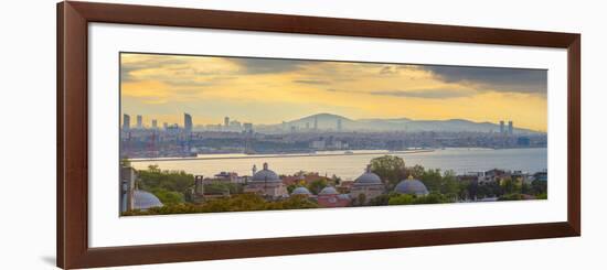 Turkey, Istanbul, Uskudar Area across Bosphorus-Alan Copson-Framed Photographic Print