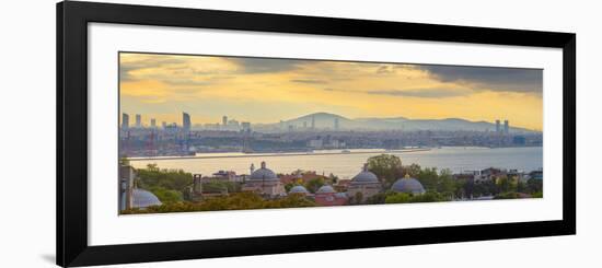 Turkey, Istanbul, Uskudar Area across Bosphorus-Alan Copson-Framed Photographic Print