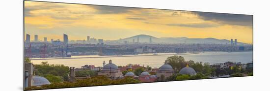 Turkey, Istanbul, Uskudar Area across Bosphorus-Alan Copson-Mounted Photographic Print