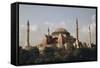 Turkey, Istanbul, View of Hagia Sophia (Aya Sofya)-Ali Kabas-Framed Stretched Canvas