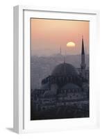 Turkey, Istanbul, View of Sehzade (Prince'S) Mosque-Ali Kabas-Framed Photographic Print