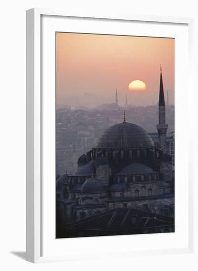 Turkey, Istanbul, View of Sehzade (Prince'S) Mosque-Ali Kabas-Framed Photographic Print