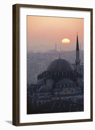 Turkey, Istanbul, View of Sehzade (Prince'S) Mosque-Ali Kabas-Framed Photographic Print