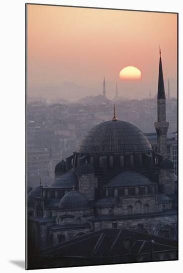 Turkey, Istanbul, View of Sehzade (Prince'S) Mosque-Ali Kabas-Mounted Photographic Print