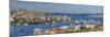 Turkey, Istanbul, View over Beyoglu and Sultanahmet Districts, the Golden Horn and Bosphorus-Alan Copson-Mounted Photographic Print