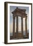 Turkey, Izmir, Bergama, Pergamon, acropolis, Temple of Trajan.-Emily Wilson-Framed Photographic Print