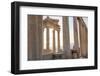 Turkey, Izmir, Bergama, Pergamon, acropolis, Temple of Trajan.-Emily Wilson-Framed Photographic Print