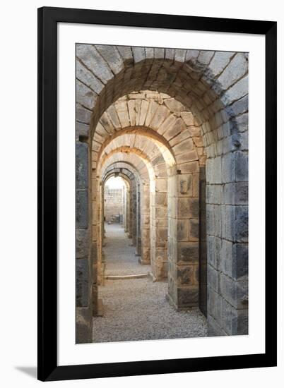 Turkey, Izmir, Bergama, Pergamon. Arches of the sanctuary of Trajan.-Emily Wilson-Framed Photographic Print