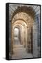 Turkey, Izmir, Bergama, Pergamon. Arches of the sanctuary of Trajan.-Emily Wilson-Framed Stretched Canvas