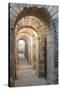 Turkey, Izmir, Bergama, Pergamon. Arches of the sanctuary of Trajan.-Emily Wilson-Stretched Canvas
