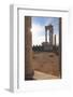 Turkey, Izmir, Bergama, Pergamon. Temple of Trajan on the acropolis.-Emily Wilson-Framed Photographic Print