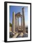 Turkey, Izmir, Bergama, Pergamon. Temple of Trajan on the acropolis.-Emily Wilson-Framed Photographic Print