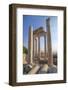 Turkey, Izmir, Bergama, Pergamon. Temple of Trajan on the acropolis.-Emily Wilson-Framed Photographic Print