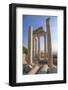 Turkey, Izmir, Bergama, Pergamon. Temple of Trajan on the acropolis.-Emily Wilson-Framed Photographic Print