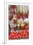 Turkey, Izmir, Kusadasi. Local market, red peppers and tomatoes.-Emily Wilson-Framed Photographic Print