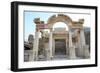 Turkey, Izmir, Selcuk, ancient city Ephesus, Temple of Hadrian.-Emily Wilson-Framed Photographic Print