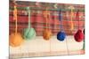 Turkey, Izmir, Selcuk, weaving loom with balls of wool or yarn.-Emily Wilson-Mounted Premium Photographic Print